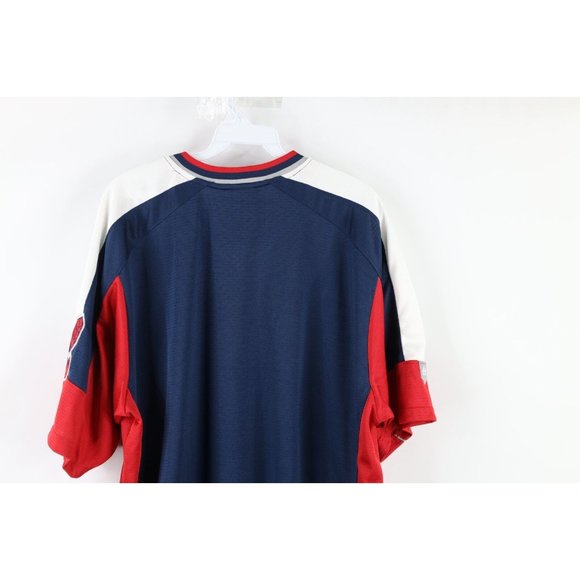 Majestic Shirts Vintage Majestic Mens Medium Cleveland Indians Chief Wahoo Baseball Jersey